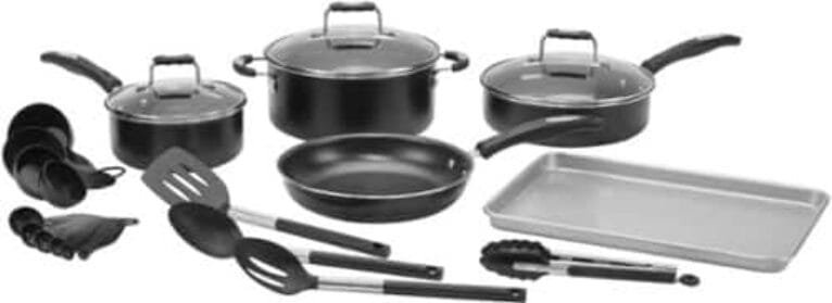 Cuisinart - Complete Chef 22-Piece Cookware Set - Silver