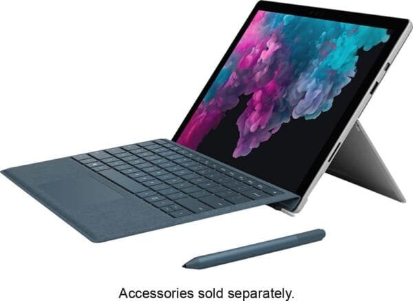 Microsoft - Geek Squad Certified Refurbished Surface Pro 6 - 12.3" Touch-Screen - Intel Core i5 - 8GB Memory - 128GB SSD - Platinum