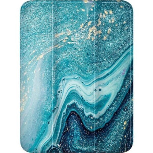 SaharaCase - Folio Case for Apple iPad mini (A17 Pro) and Apple iPad mini (6th Generation 2021) - Green Marble