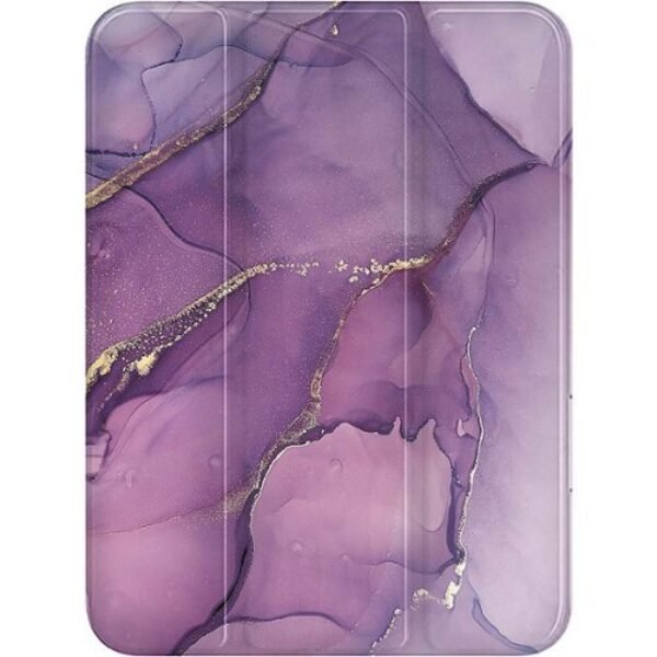 SaharaCase - Folio Case for Apple iPad mini (A17 Pro) and Apple iPad mini (6th Generation 2021) - Purple Marble