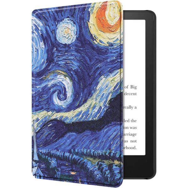 SaharaCase - Venture Series Case for Amazon Kindle Paperwhite (11th Gen, 2021-2022) & Signature Edition (2022) - Blue/White