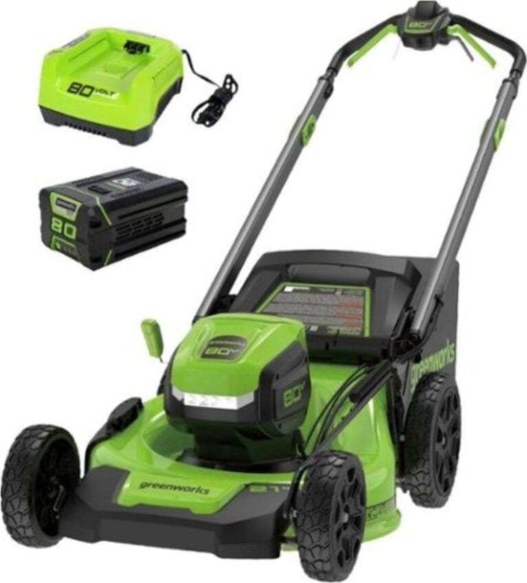 Greenworks - Refurbished 80V 21" Dual Port Self-Propelled Lawn Mower