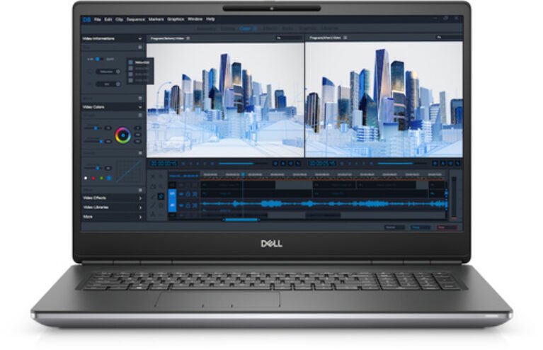 Dell Precision 7760 RJ0J3 17.3-inch Mobile Workstation - 11th Gen Intel Core i7-11850H, vPro - 32GB DDR4 - 256GB NVMe Solid State Drive - NVIDIA RTX A