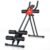 Costway – Adjustable Foldable Core Abdominal Trainer AB Crunch Workout Machine with Display – Black/Red