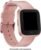 Platinum™ – Leather Watch Band for Fitbit Versa 2, Fitbit Versa and Fitbit Versa Lite – Pink